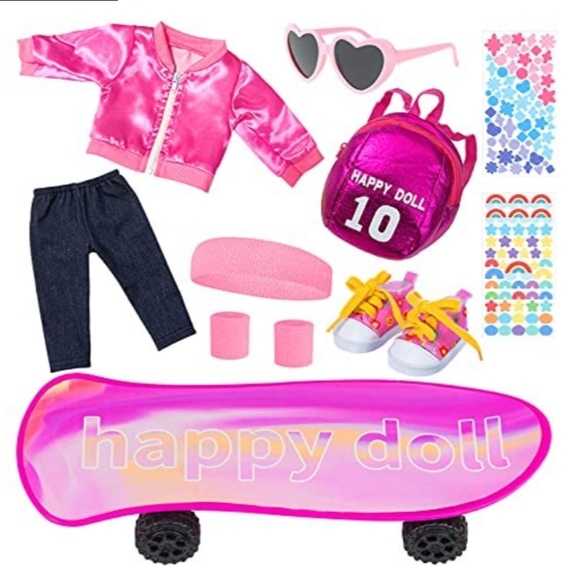 7 pcs. Doll skateboard accessories - Picture 2 of 3